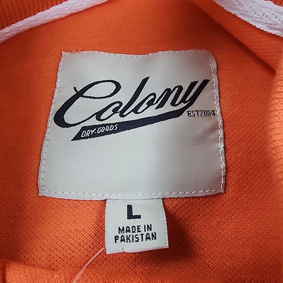 University Of Florida Gators Polo Shirt Mens Large Orange Colony Short Sleeve - Picture 2 of 16